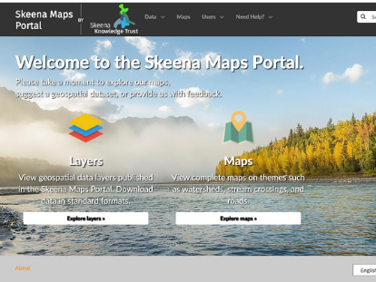 Skeena Maps Portal